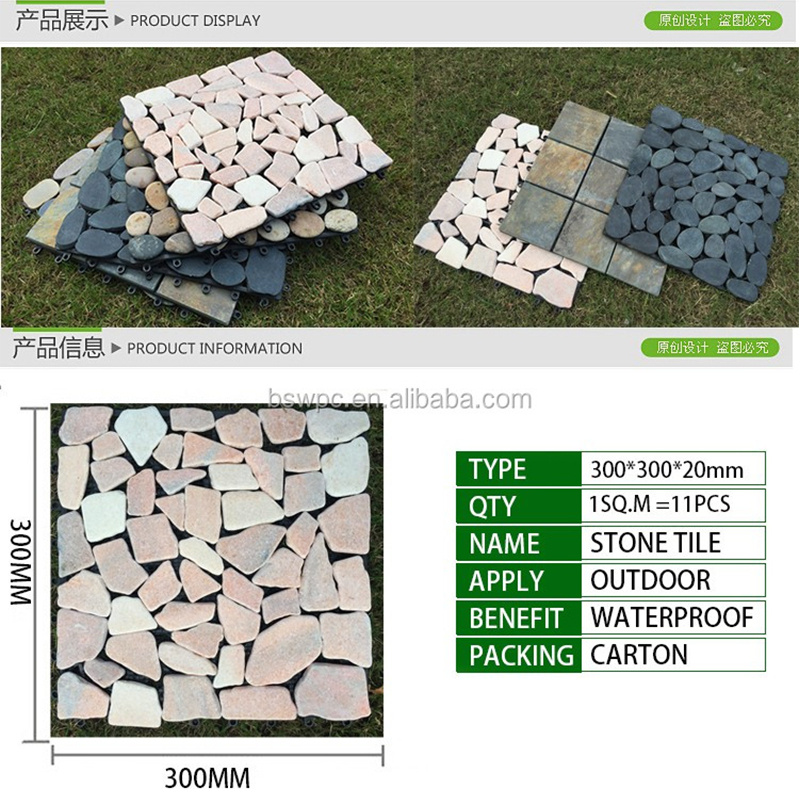 DIY prepletene kamene palubne ploče za uređenje vrta koje se lako postavljaju