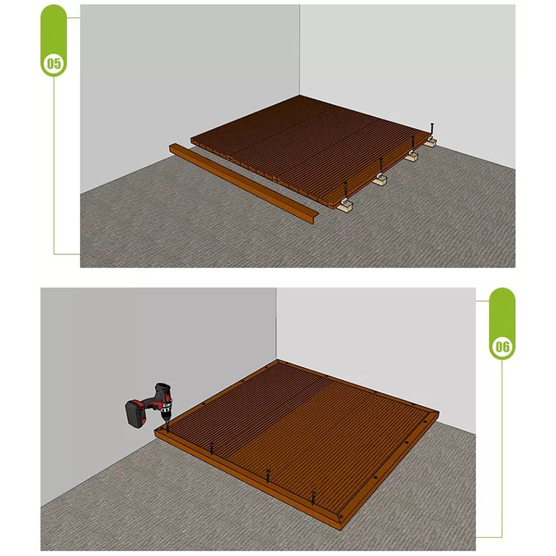 Spojnice za WPC podove od nehrđajućeg čelika za WPC kompozitne drvene podove