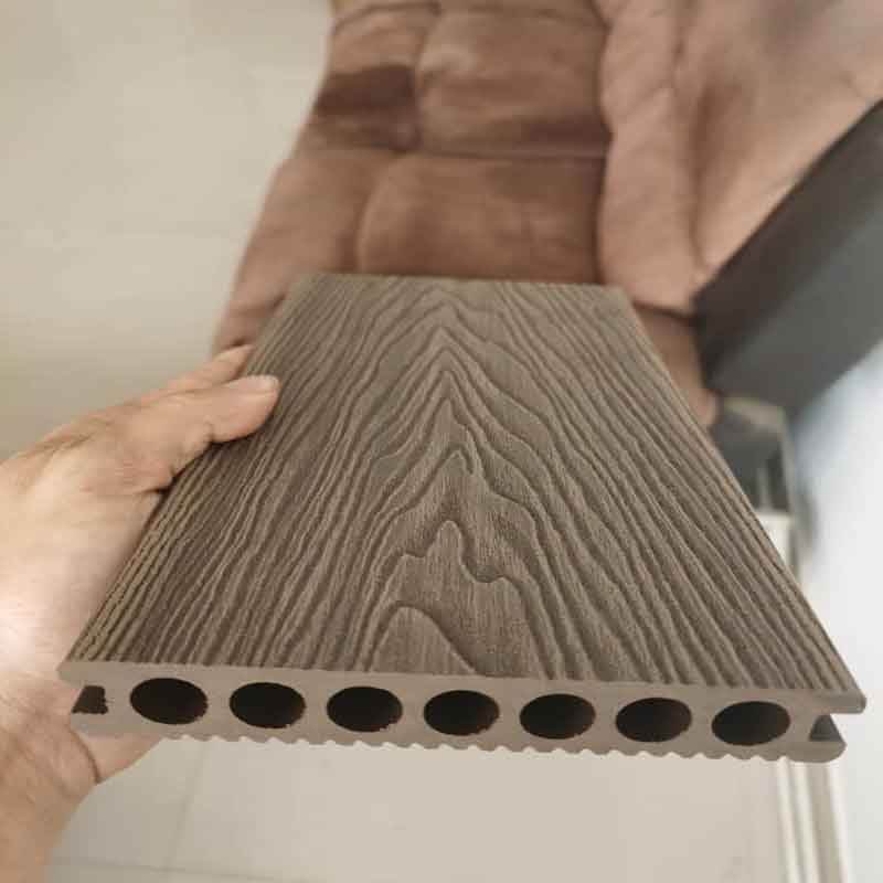 3D kompozitni WPC podovi s reljefnim drvenim zrncima